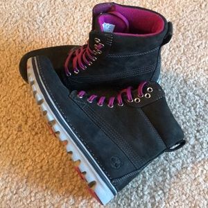 Brand new high top boots for the cold weather